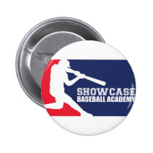 Mercancía de la academia del béisbol del escaparat pins