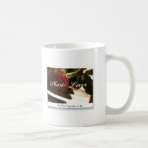 Mercancía del amante de la música de StaTones Tazas De Café