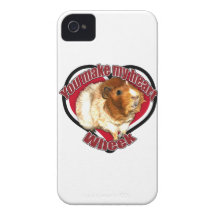 Mercancía del conejillo de Indias iPhone 4 Case-Mate Fundas