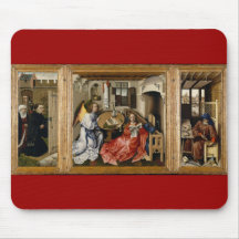 Merode Alterpiece de Robert Campin Tapete De Ratones