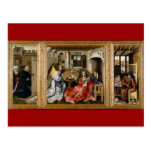 Merode Alterpiece de Robert Campin Tarjeta Postal
