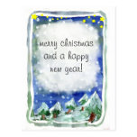 Merry Christmas and a Happy New Year! Postkarten