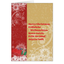 Merry Christmas Grußkarte