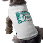 Mes de la conciencia del cáncer ovárico para mi fa camisas de mascota