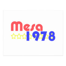 Mesa 1978 postal