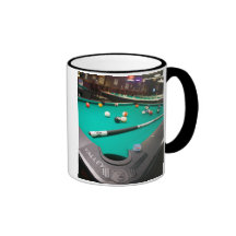 Mesa de billar tazas