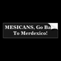 ¡MESICANS, vuelven a Merdexico! México pegatinas de parachoque