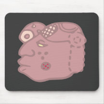 Mesoamerika Mesoamerica Steinkopf stone head Mousepad