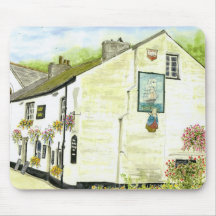 "Mesón de la nave, Polperro" Mousepad Alfombrilla De Ratones