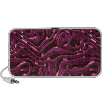 Metal derretido rosa iPod altavoces