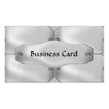 Metal elegante de la tarjeta de visita