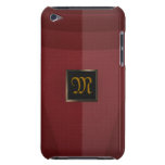 Metal rojo barely there iPod carcasa