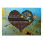 Metal Steampunk y tarjeta del día de San Valentín 