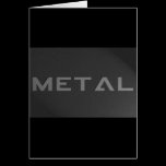 Metal tarjetas