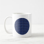 Metálico azul marino taza