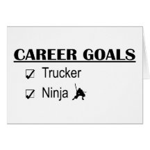 Metas de la carrera de Ninja - camionero Felicitación