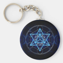 Metatrons Würfel -  Merkaba - Stern Tetraeder Schlüsselband