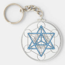 Metatrons Würfel -  Merkaba - Stern Tetraeder Schlüsselband