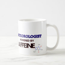 Meteorólogo accionado por el cafeína tazas