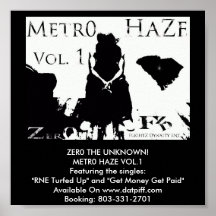 ¡Metr0 neblina, ZER0 el DESCONOCIDO! METR0 NEBLINA Poster