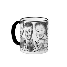 Metrotennis Caricatures 13c Tazas