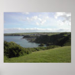 Mevagissey. Cornualles. Vista costera escénica Impresiones