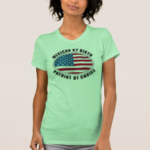 Mexicano del patriota del nacimiento por la opción camisetas