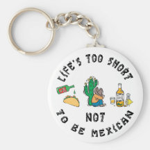 Mexicano muy divertido llaveros personalizados
