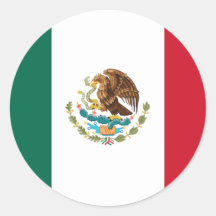 México, México Etiqueta Redonda