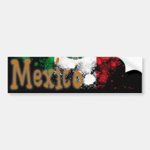 México Pegatina De Parachoque