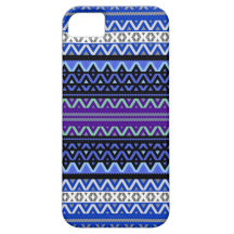 Mezcla #191 - Caja azteca azul del iPhone 5 iPhone 5 Carcasas