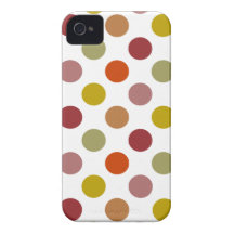 Mezcla de la cosecha de los lunares iPhone 4 Case-Mate cobertura
