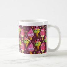 Mezcla del helado del verano taza de café
