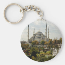 Mezquita azul llaveros personalizados