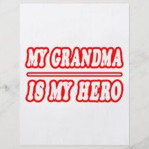 Mi abuela es mi héroe tarjetas informativas