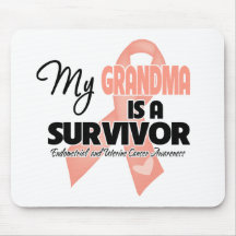 Mi abuela es un superviviente - cáncer uterino alfombrilla de ratones