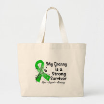 Mi abuelita es una cinta fuerte del verde del supe bolsas de mano
