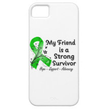 Mi amigo es una cinta fuerte del verde del supervi iPhone 5 Case-Mate protector