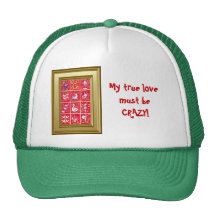 ¡Mi amor verdadero debe estar LOCO! Gorros