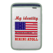 Mi atolón de bikini de la identidad funda macbook air