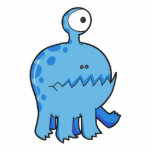 mi azul del monstruo de los cyclops del mascota escultura fotográfica