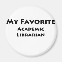 Mi bibliotecario académico preferido imanes de nevera