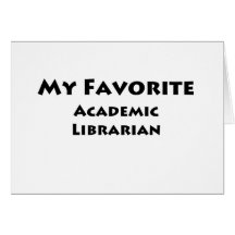 Mi bibliotecario académico preferido felicitaciones
