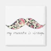 mi bigote es imán del vintage