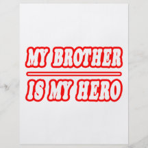 Mi Brother es mi héroe Tarjetas Publicitarias