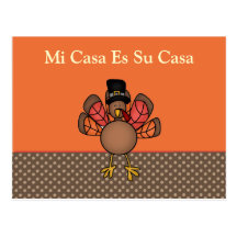 Mi casa es su casa tarjetas postales