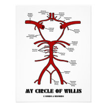 Mi círculo de Willis (humor anatómico de las arter Anuncio Personalizado