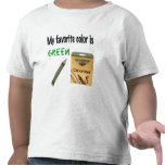 Mi color preferido es verde camiseta
