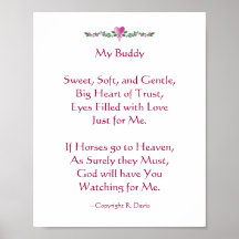 Mi compinche - caballo posters