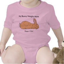 ¡Mi conejito pesa más que lo hago! Bebé del conejo Trajes De Bebé